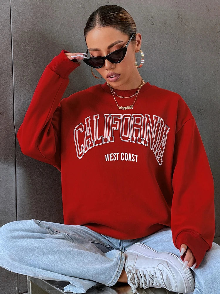California Print Pullover