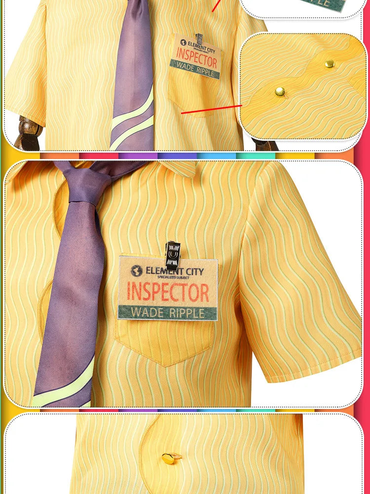 Disney Element City Fire Cosplay Dress