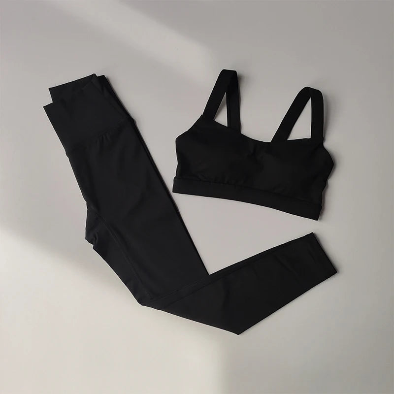Women Sports Bra & Leggings Set