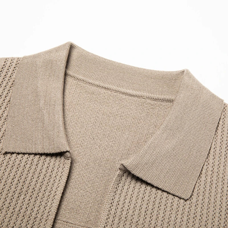 Men V-Neck Cardigan Sweater