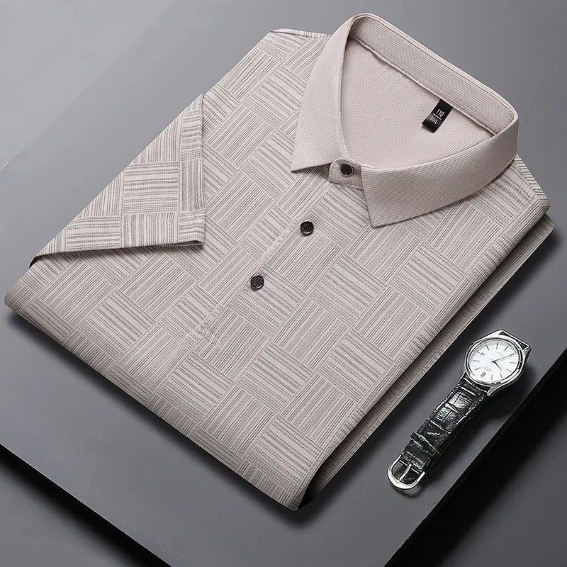 Men Printed Polo Shirt