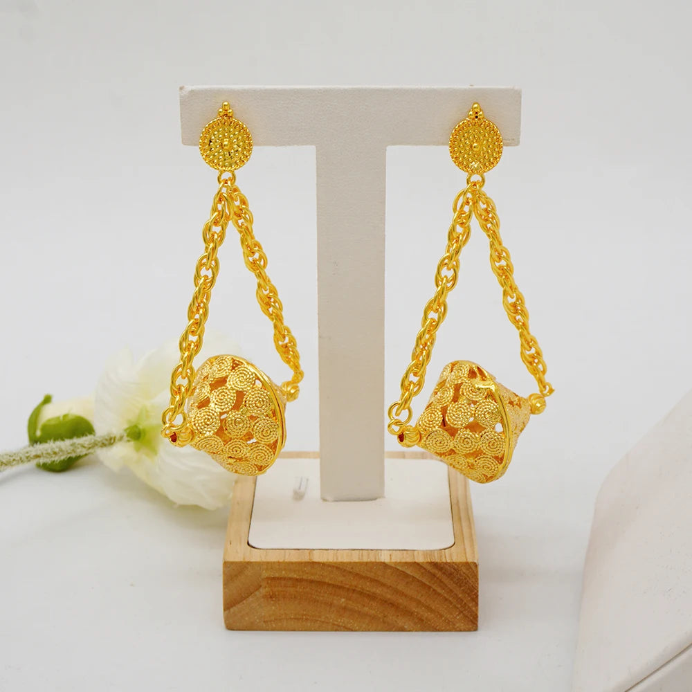 Dubai Gold Color Bridal Jewelry Set