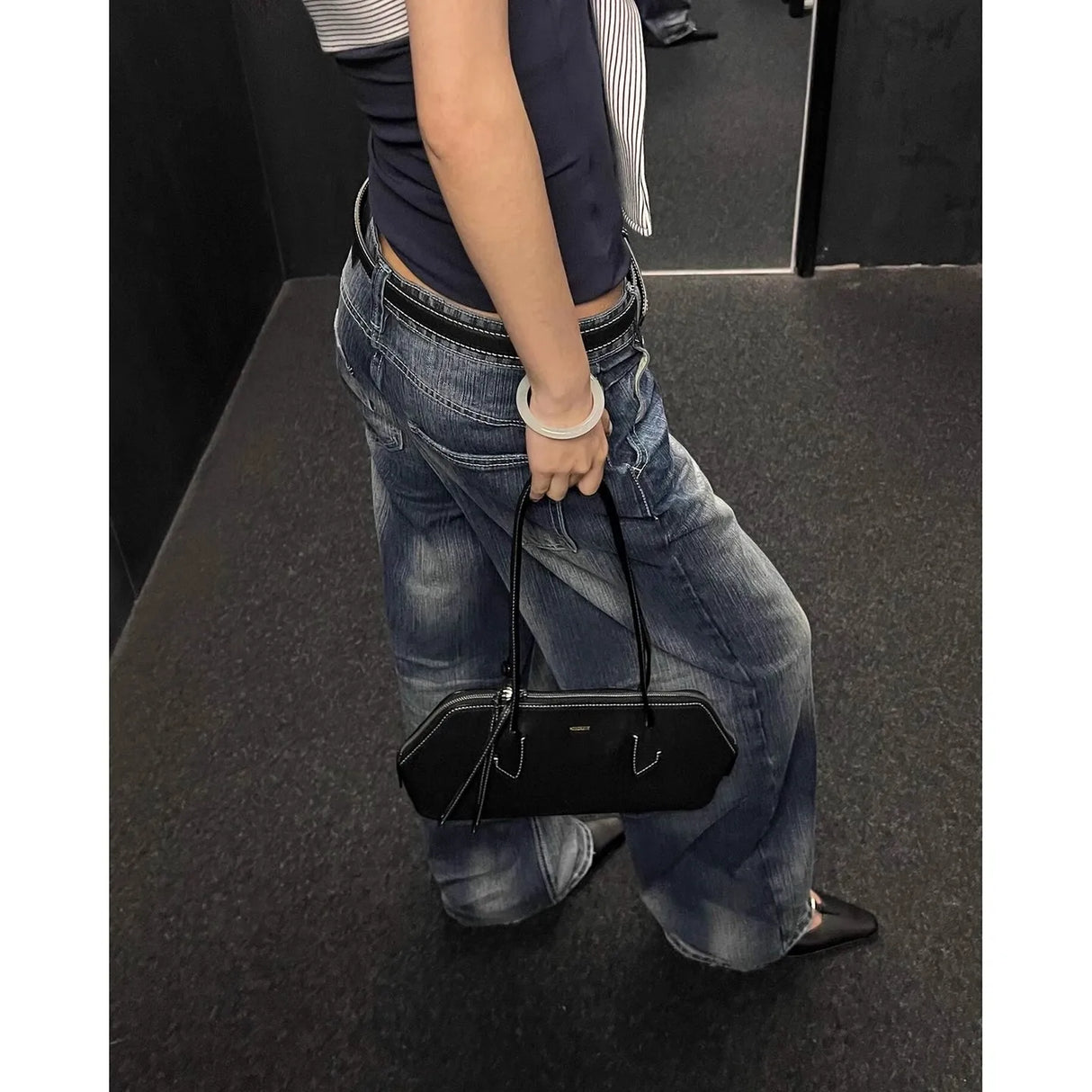 HighMuse™ – Vintage Wide Leg High Waist Denim Pants (Polished, Comfy & Versatile)