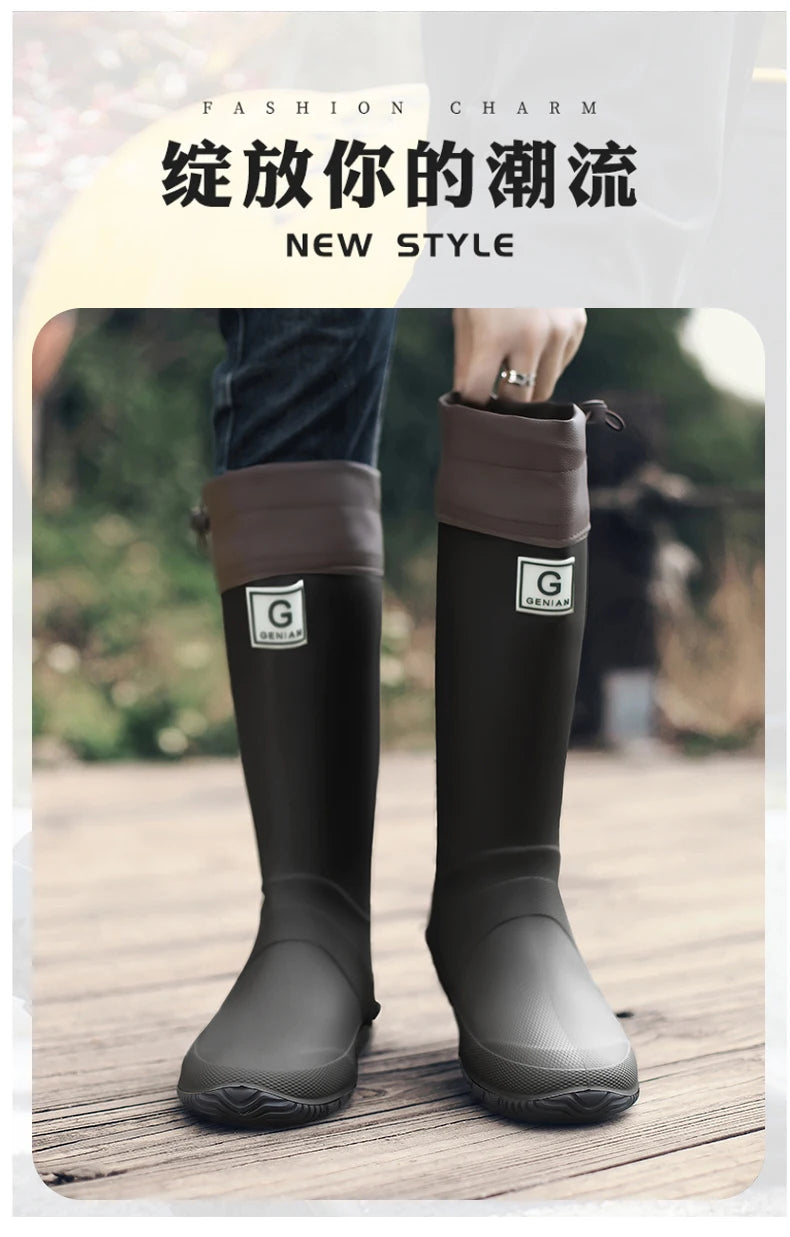 Unisex Fishing Hiking Rain Boots