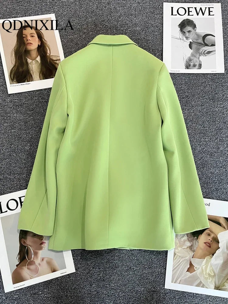 SilhouetteFit™ – Slim Blazer (Korean Fashion, Office-Ready Slimming Design)