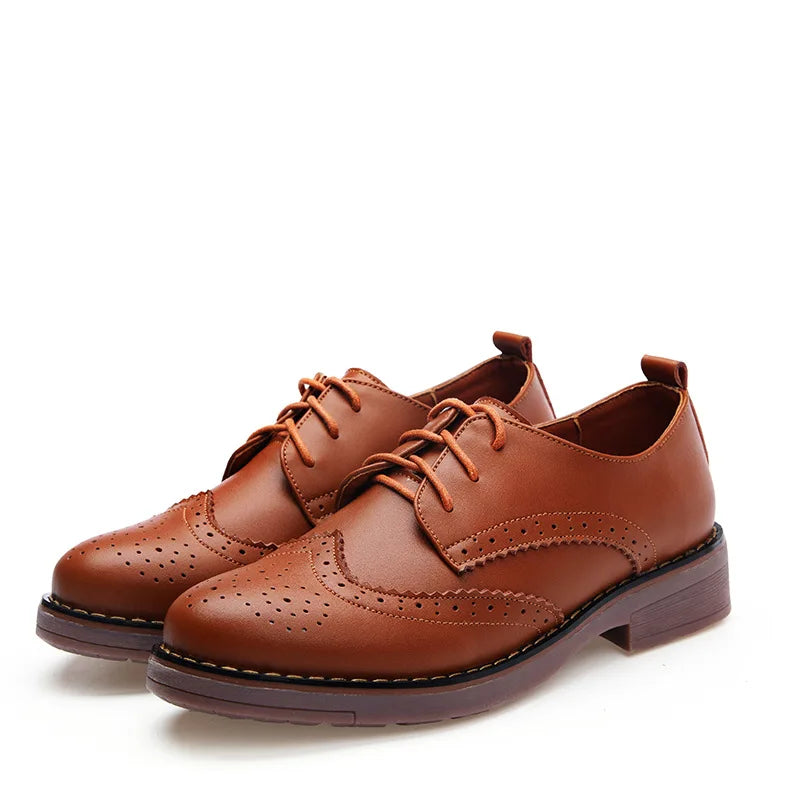 Women Brogue Flats – 2025