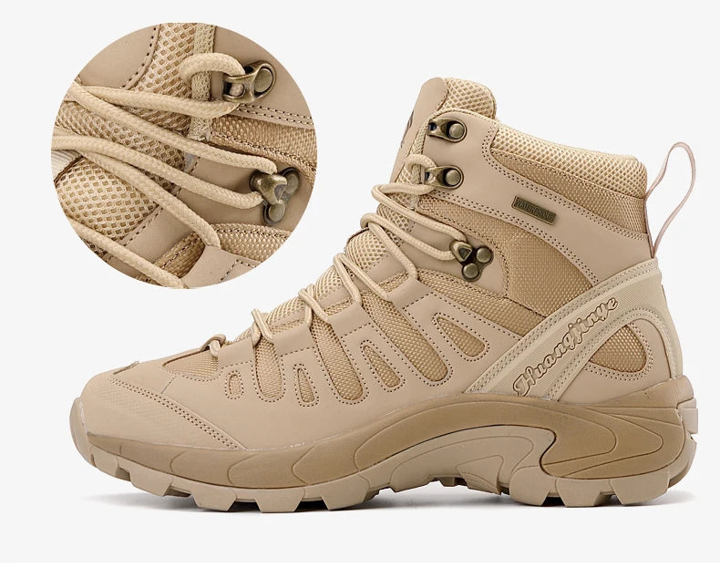 Men’s Platform Outdoor Waterproof Ankle Boots