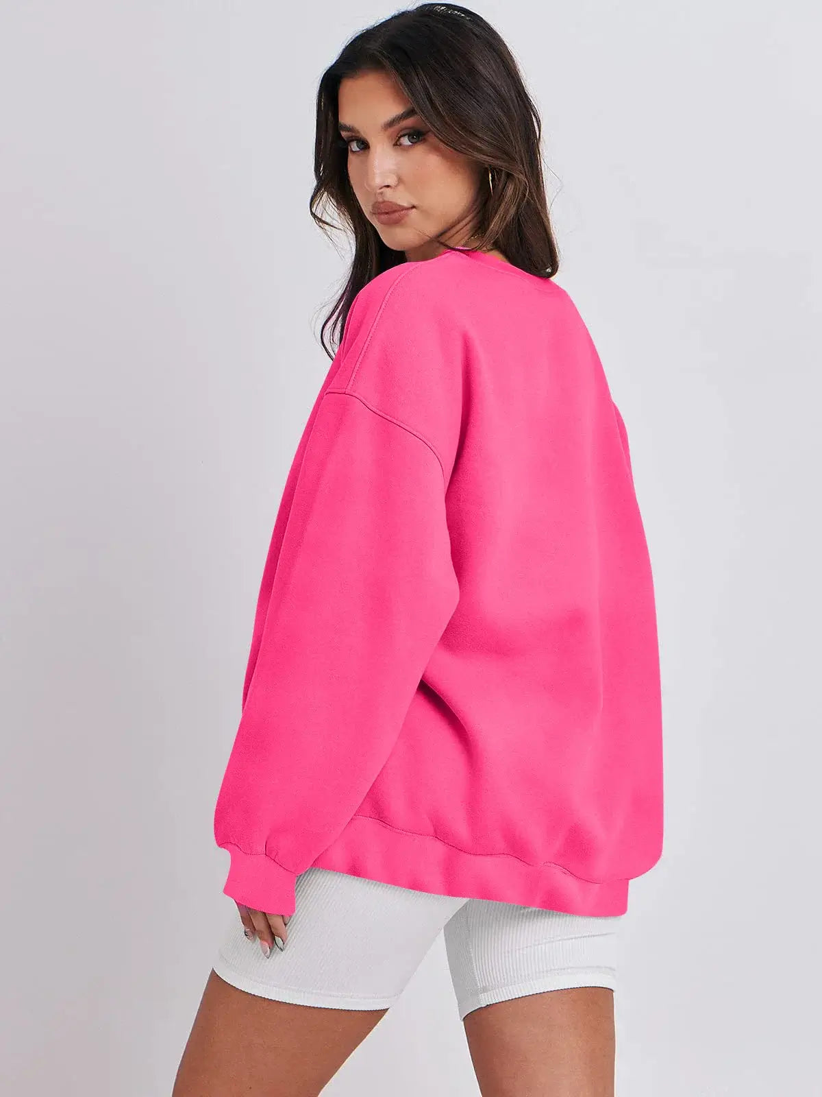 Women Oversized Pullover Sweatshirt Casual Street Top