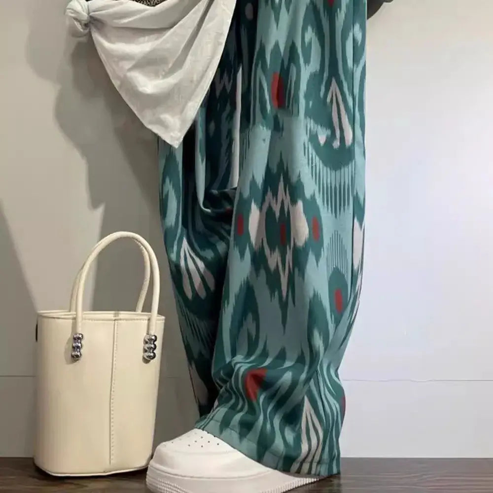 Women Summer Patchwork T-Shirt Pants Set