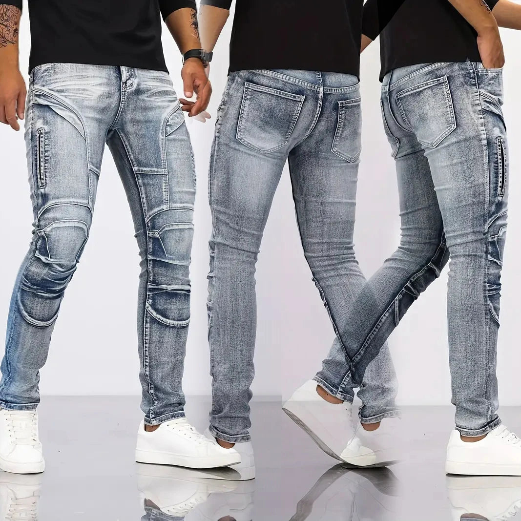 Men Small Leg Slim Jeans