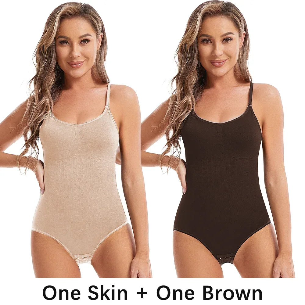Women Open Crotch Slim Bodysuit