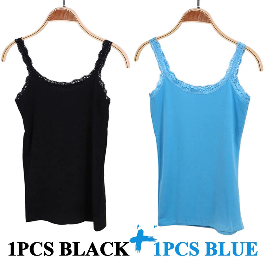 Women Cotton Lace Camisole