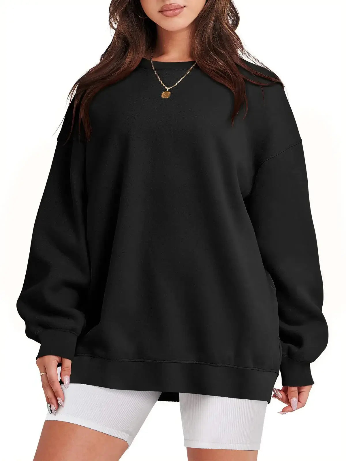 Women Oversized Pullover Sweatshirt Casual Street Top