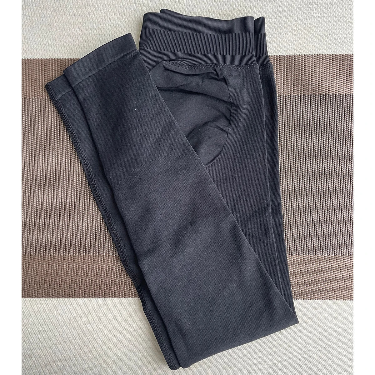 Women Seamless Ribbed Scrunch Yoga Leggings