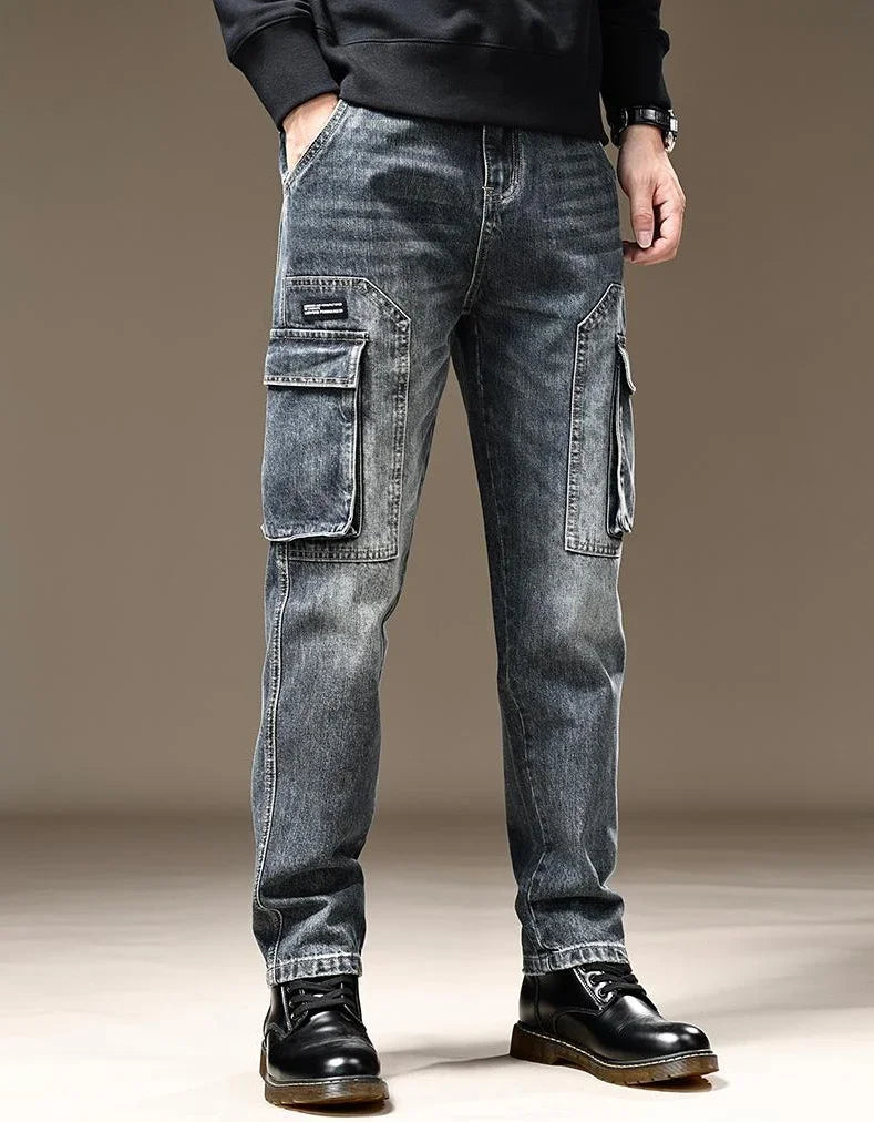 Men's Plus Size Loose Baggy Jeans