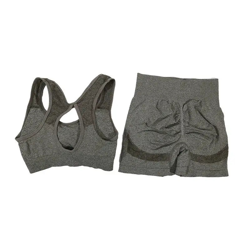 Women Yoga Vest & Shorts Set