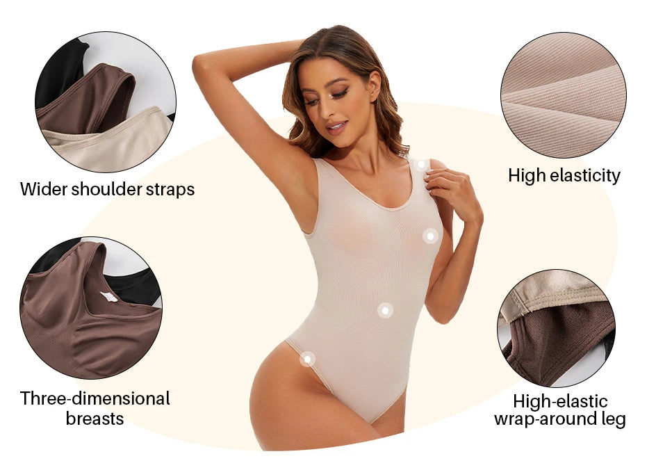 Women Seamless Sculpting Bodysuit