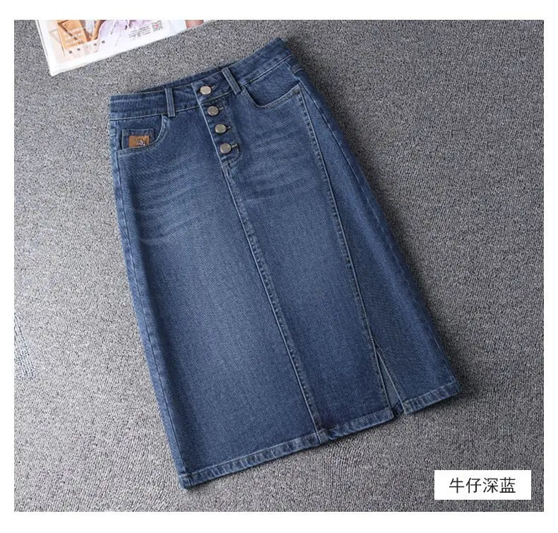 WrapFit™ – Slim A-Line Wrap Skirt (High Waist, Spring/Summer Casual)