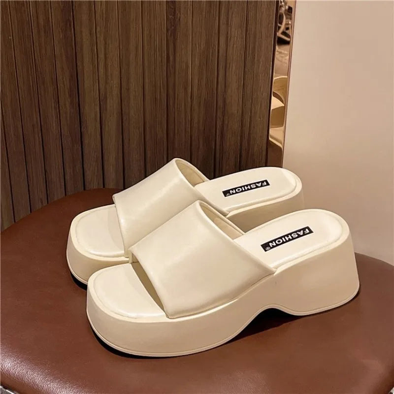 Embroidery Mesh Beaded Mary Jane Ballet Flats