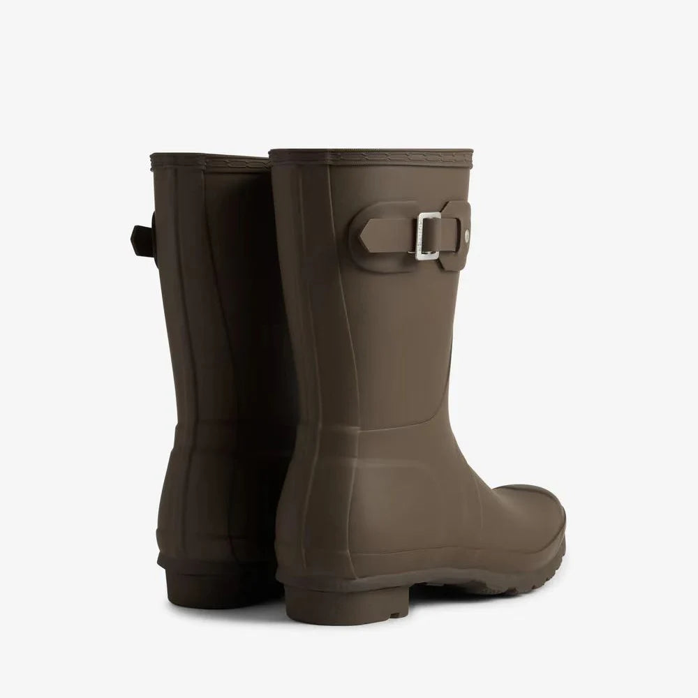 Women Mid Calf Boots Embroidered Leather