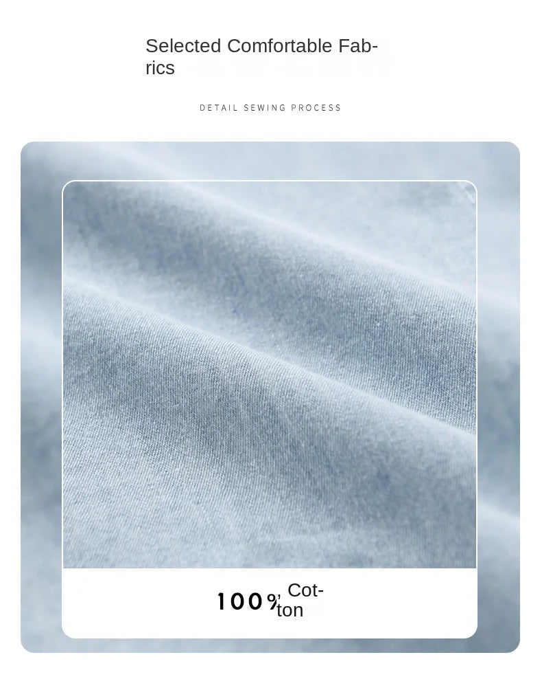 Men Denim Short Sleeve Shirt