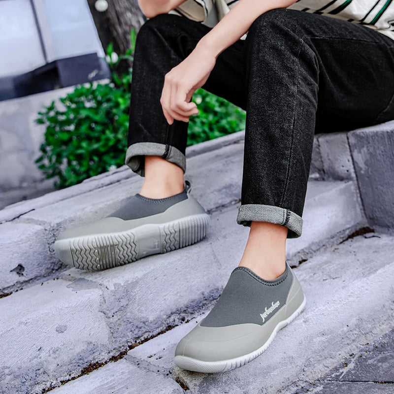 Men Lightweight Rain Boots