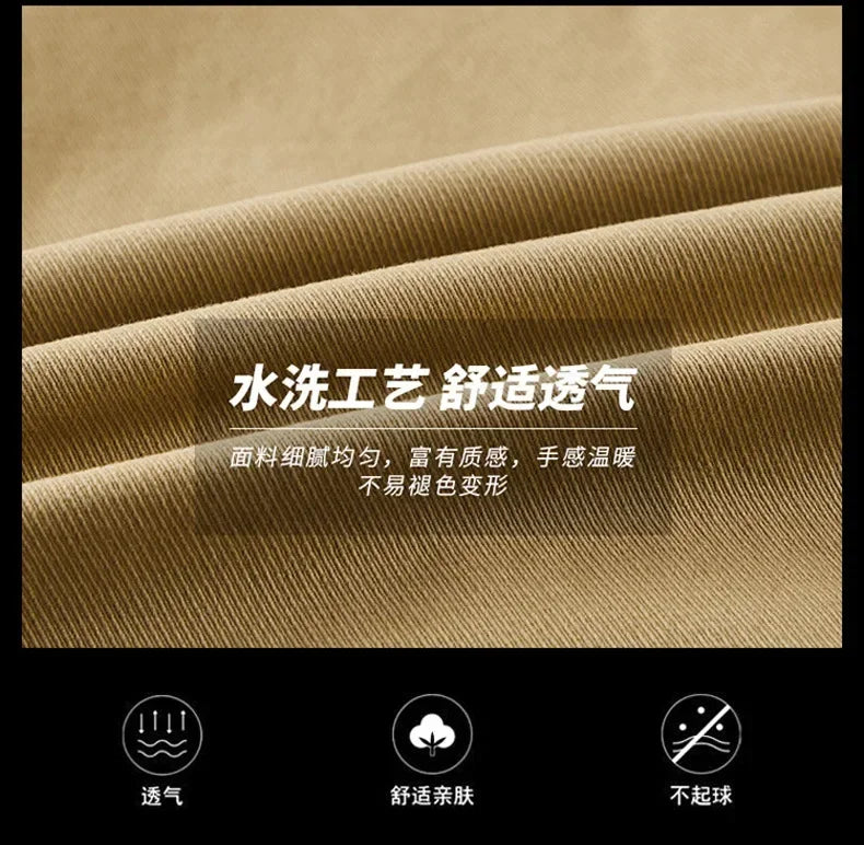 Men's Plus Size Outdoor Jacket – Slim Fit Cargo Coat