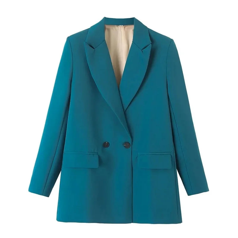 TrafLux™ – Color-Rich Office Blazer (Casual Power Dressing for Women)