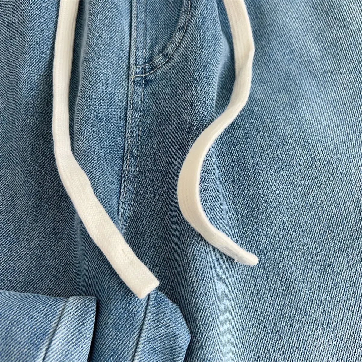 Women Silk Washed Wide Leg Jeans