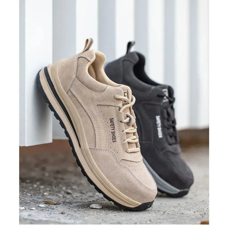 Women Safety Shoes Anti Puncture Work Sneakers