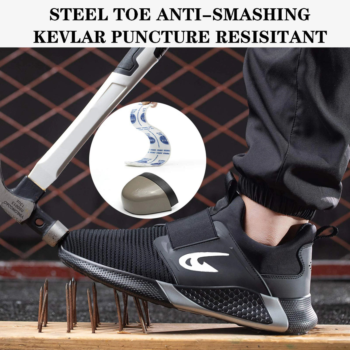 Women Safety Shoes Industrial Steel Toe Sneakers