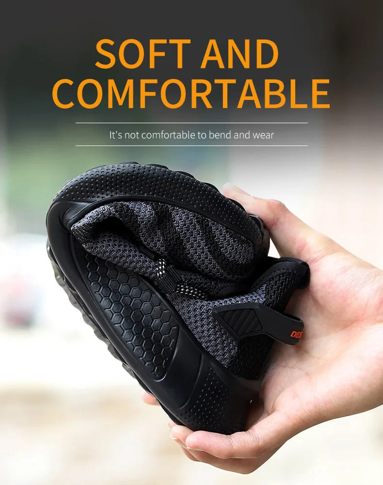 Men Lightweight Indestructible Work Boots