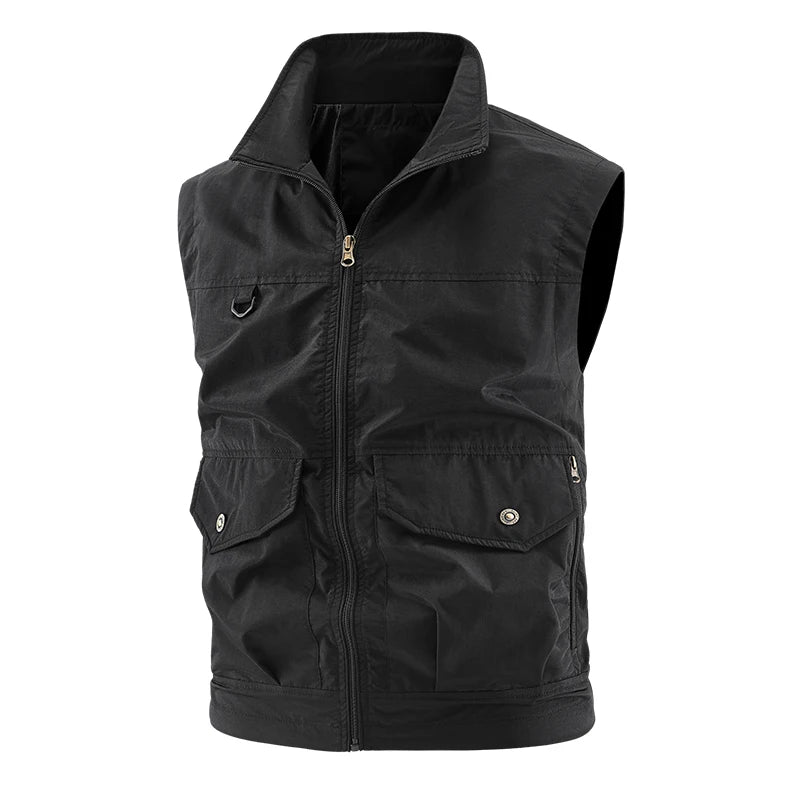 Men's Plus Size Summer Vest Jacket 2025