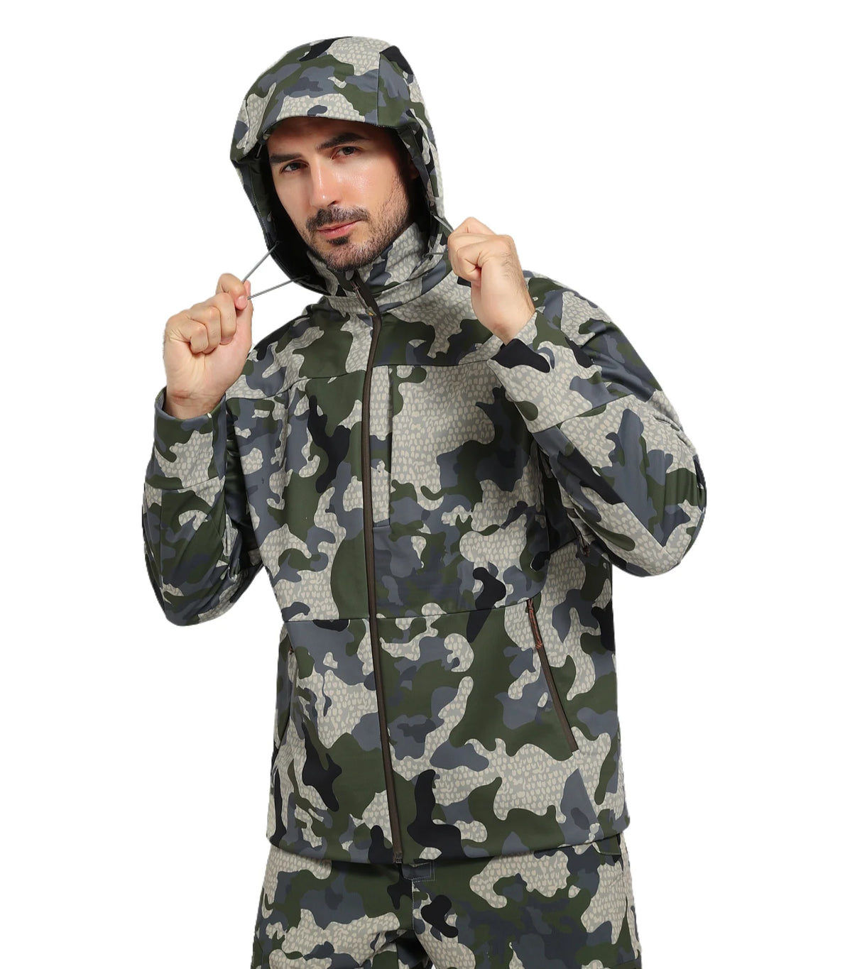 Men Windproof Waterproof Hunting Jacket