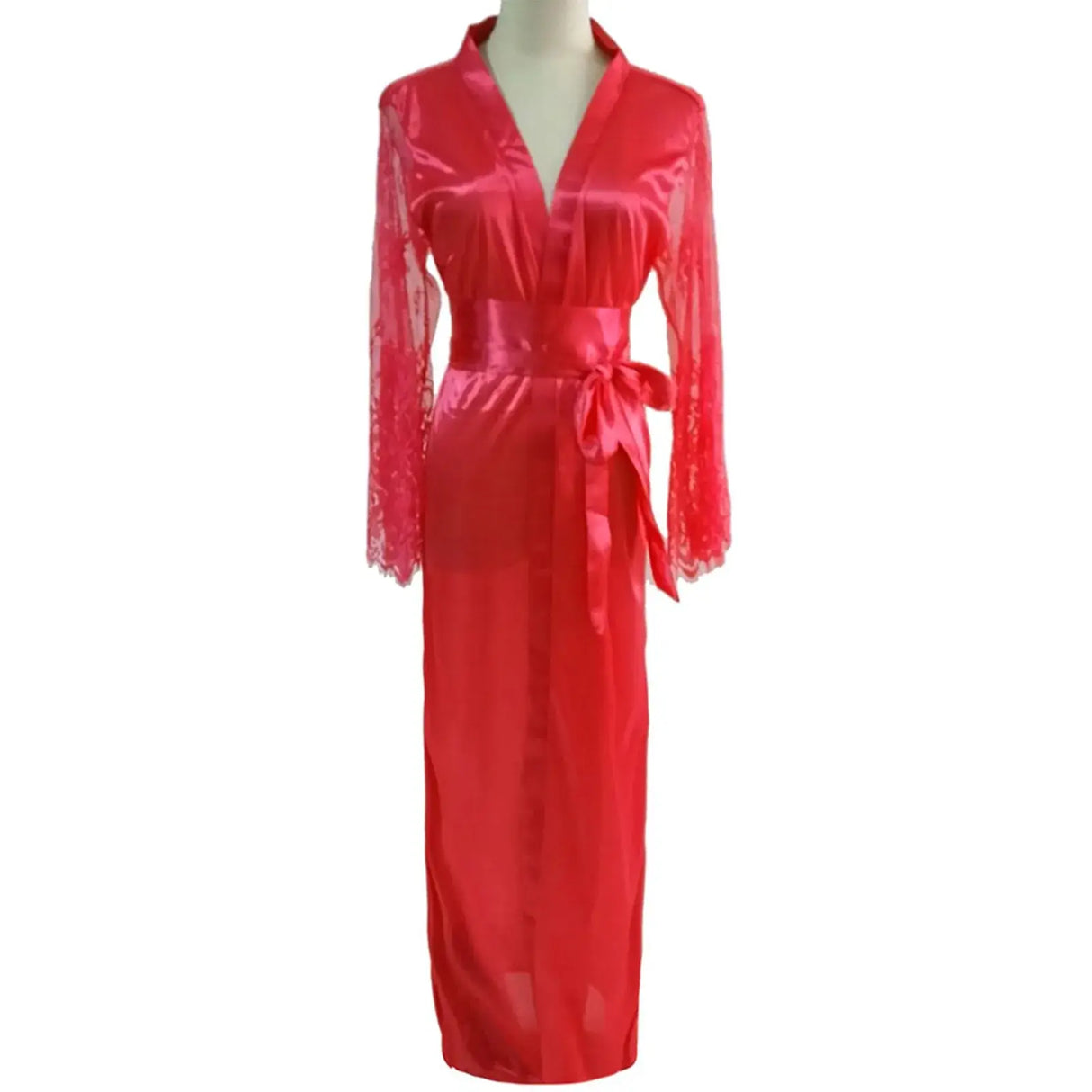 Women Ice Silk Pajama Nightdress Sexy Sleepwear 2025