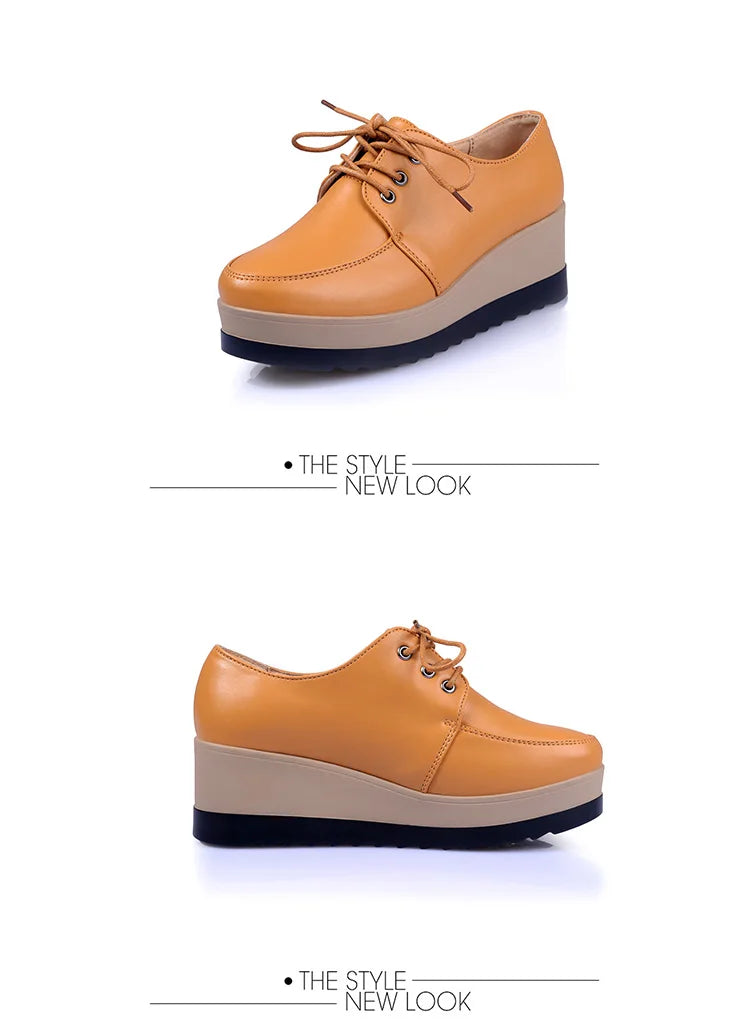 Women Platform Oxfords – 2025