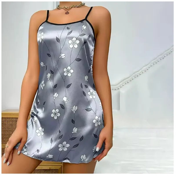 Women Floral Print Nightdress