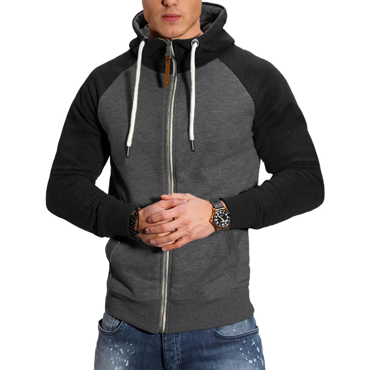 Men’s Zipper Hooded Sweatshirt