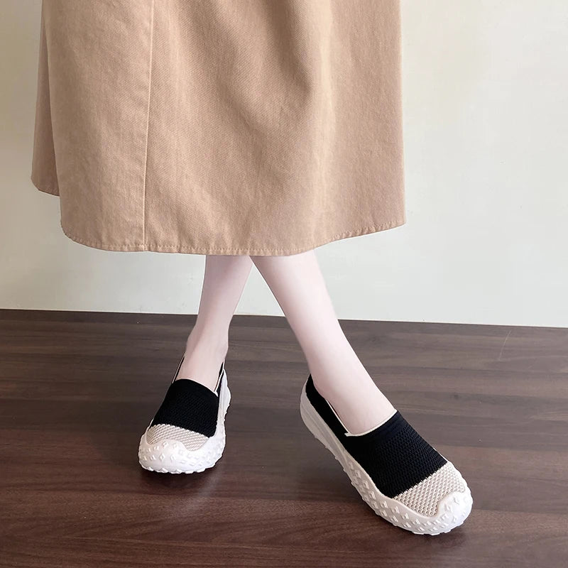 Mesh Knit Slip-On Loafers – Lightweight & Breathable 2025