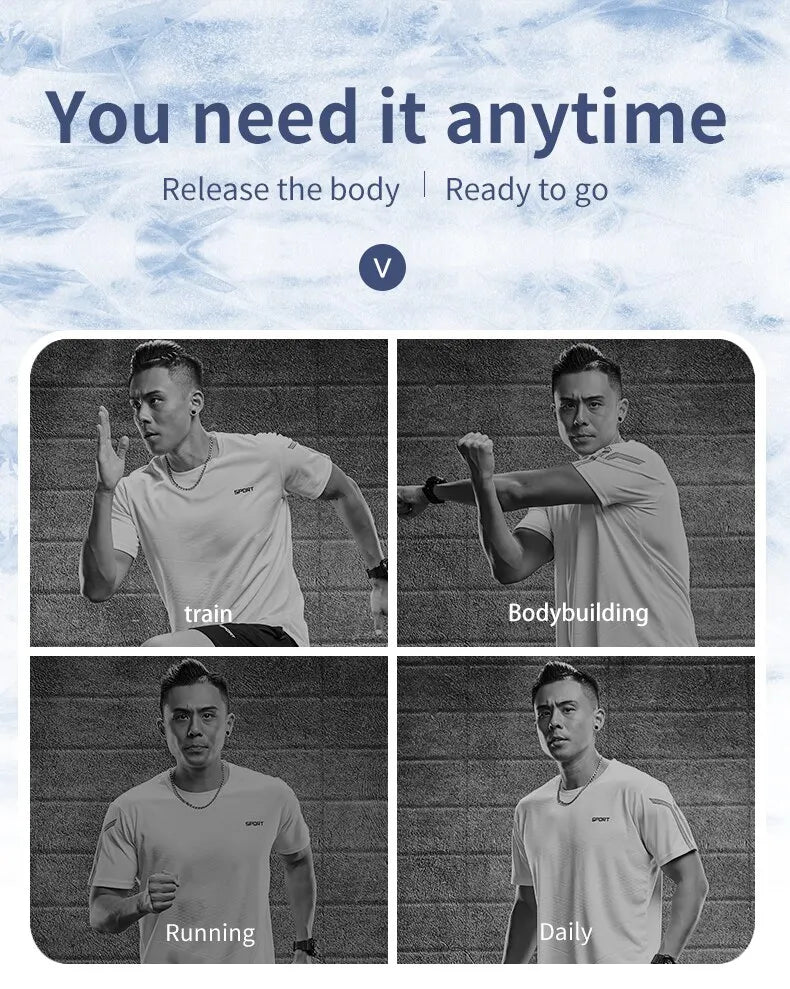 Men Quick-Dry Summer Sports Set