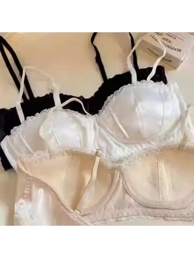 Women French Lace Half Bra