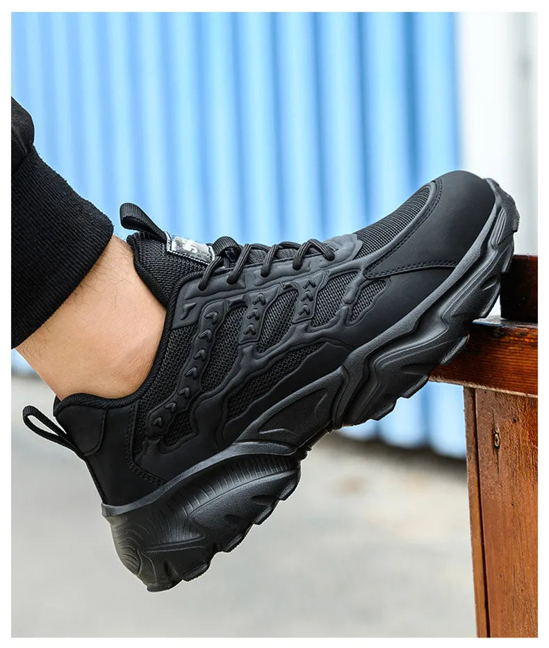 Women Safety Shoes Protective Security Sneakers