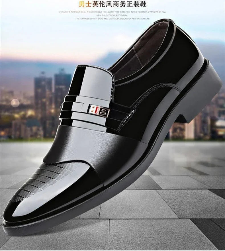 Men’s Minimalist Leather Work Flats