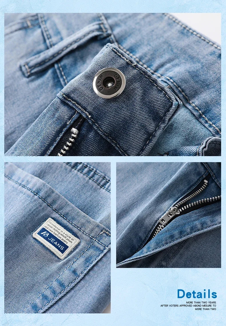 Men Thin Lyocell Jeans