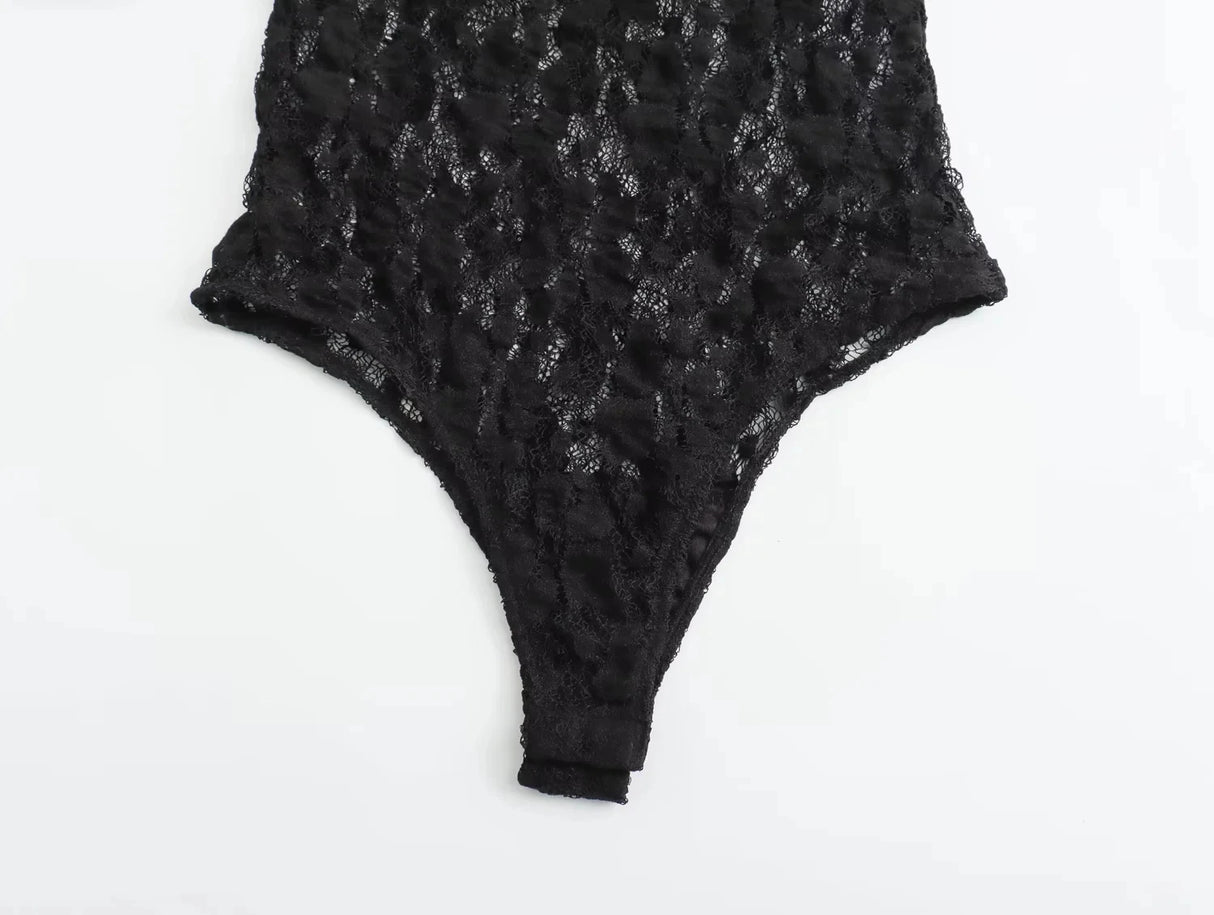 Summer Lace Jumpsuit Women – Hollow Out Bodysuit