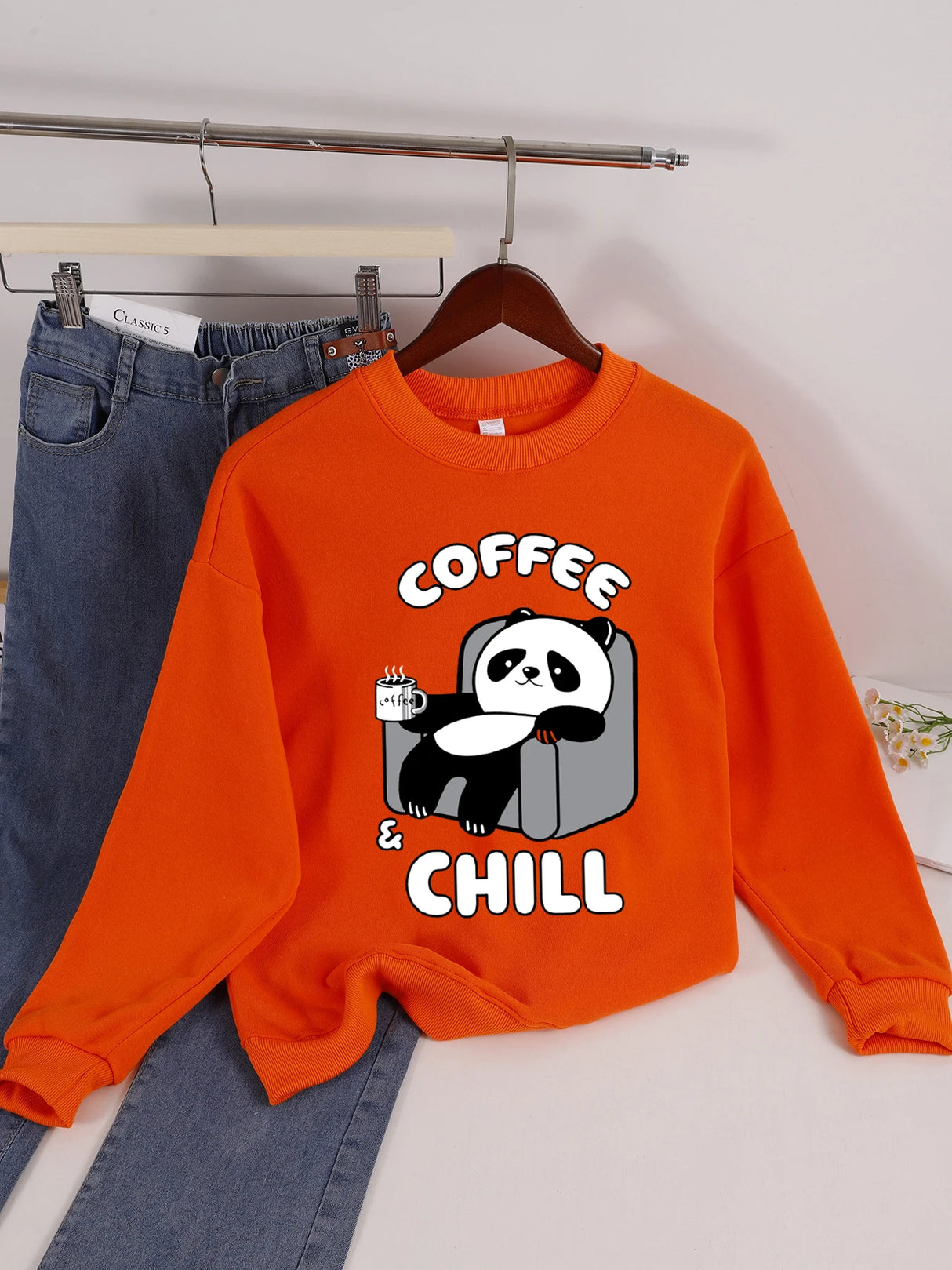 Panda Print Sweatshirt