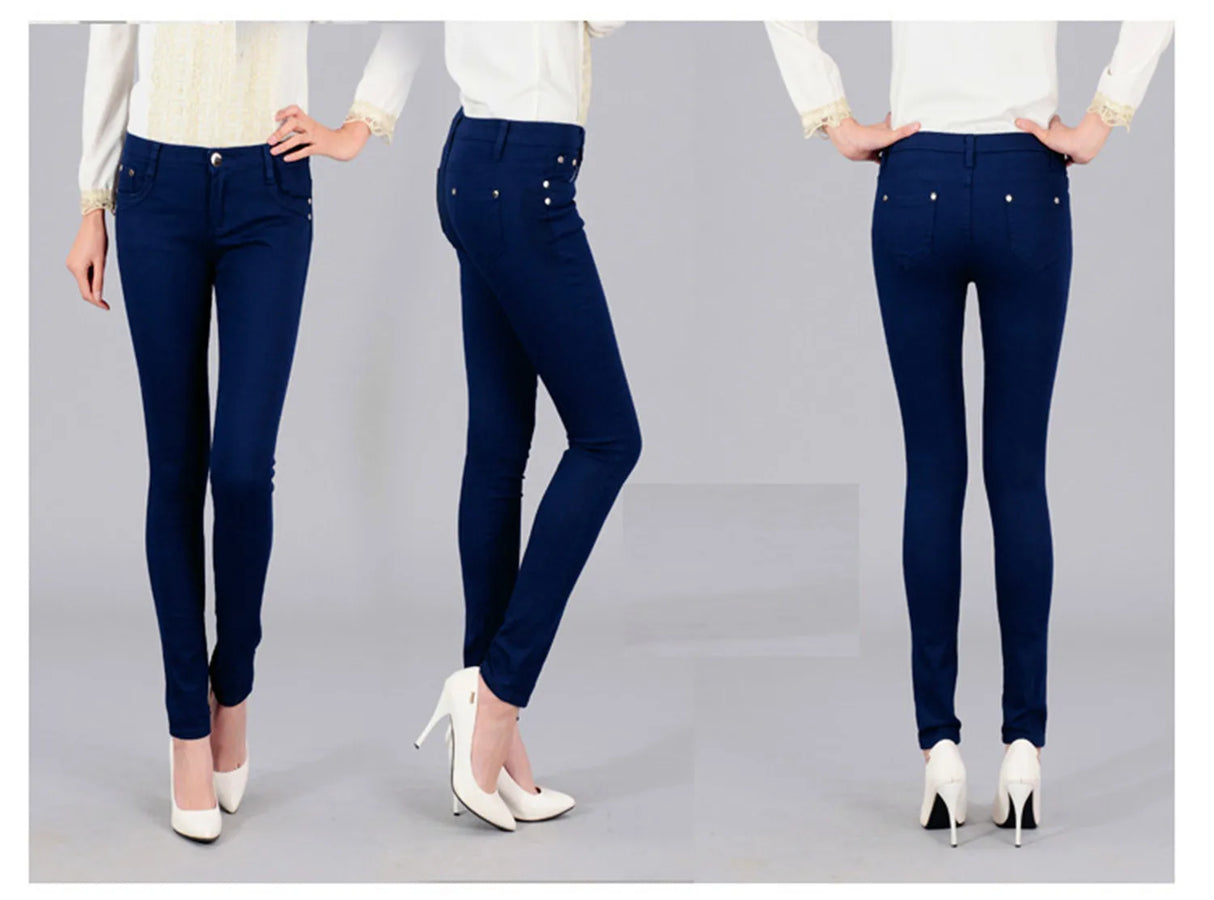 Women White Office Pants