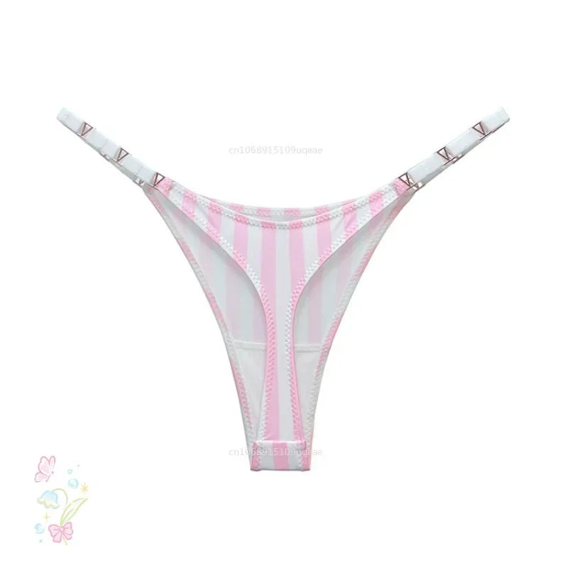 Women Breathable Lace Tangas