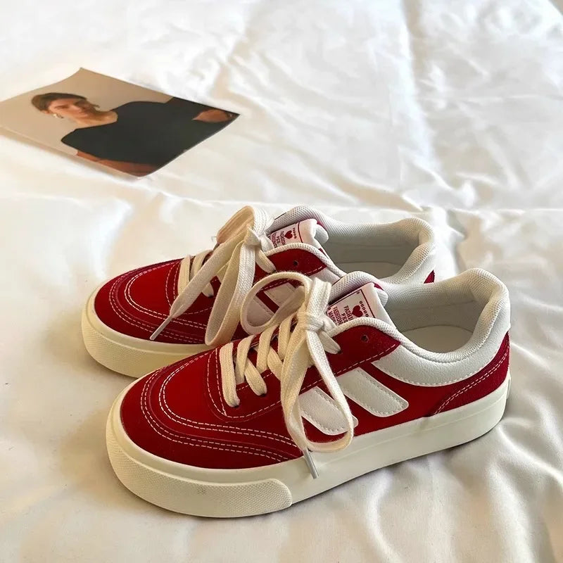 Women Canvas Shoes Platform Walking Shoes