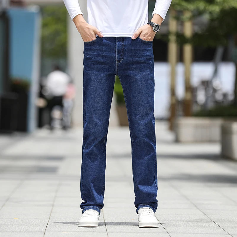 Men's Plus Size Business Casual Jeans
